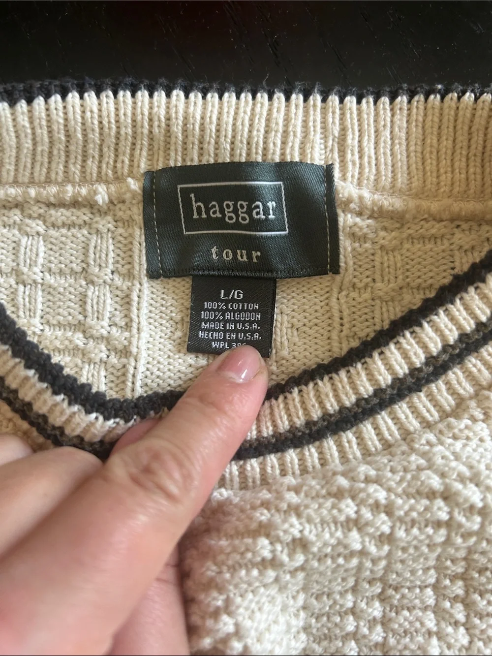 Haggar classic cream